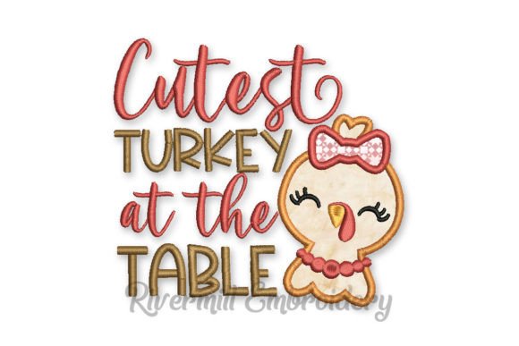 Cutest Turkey at the Table Applique Review