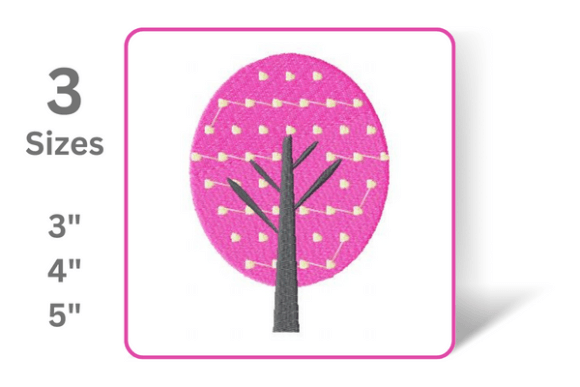 Pink Tree: A Festive Floral Review for Holiday Embroidery