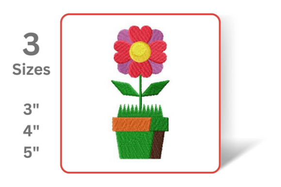 Potted Flower: A Seasonal Embroidery Review
