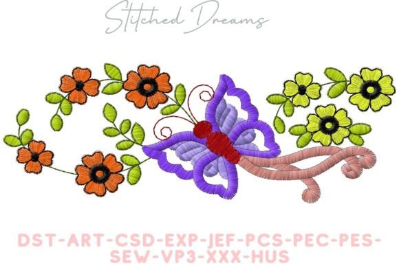 Review: Flowers and a Delicate Butterfly Embroidery
