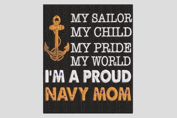 Review: I Am a Proud Navy Mom Design