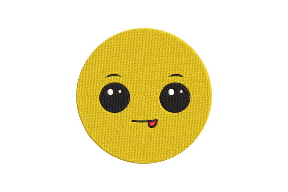 Tongue out Emoji: A Playful Stitch for Etsy Sellers